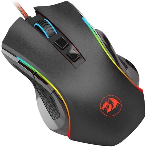 Redragon MOUSE GAMER GRIFFIN PRETO COM LED RGB - M607, UNICO - Image 3