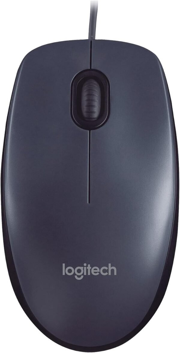 Mouse com fio USB Logitech M90 com Design Ambidestro e Facilidade Plug and Play - Image 6