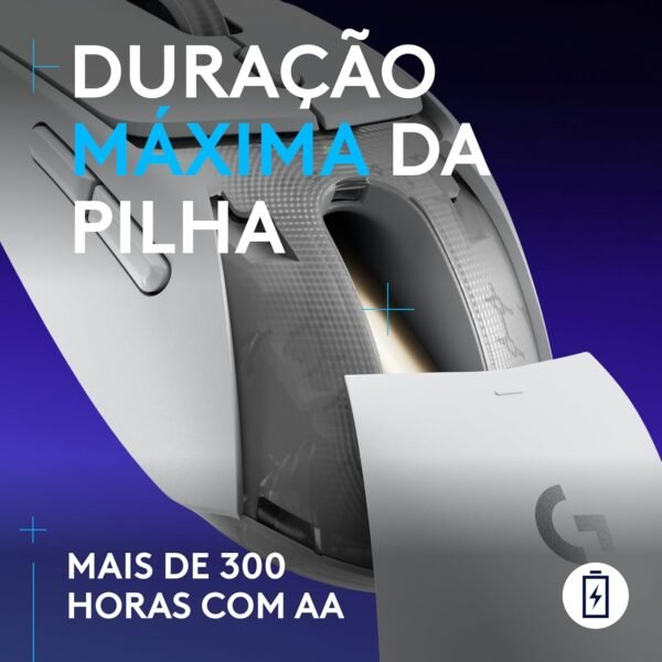Mouse Gamer Sem Fio Logitech G G309 Lightspeed Branco - Image 6