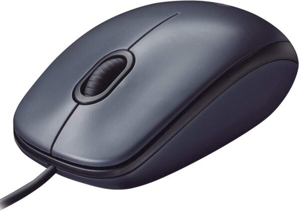 Mouse com fio USB Logitech M90 com Design Ambidestro e Facilidade Plug and Play - Image 5