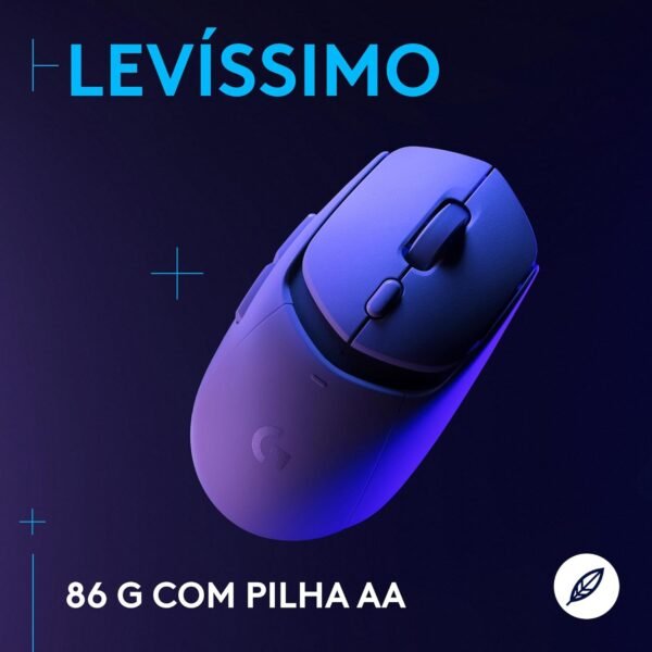 Mouse Gamer Sem Fio Logitech G G309 Lightspeed Branco - Image 5