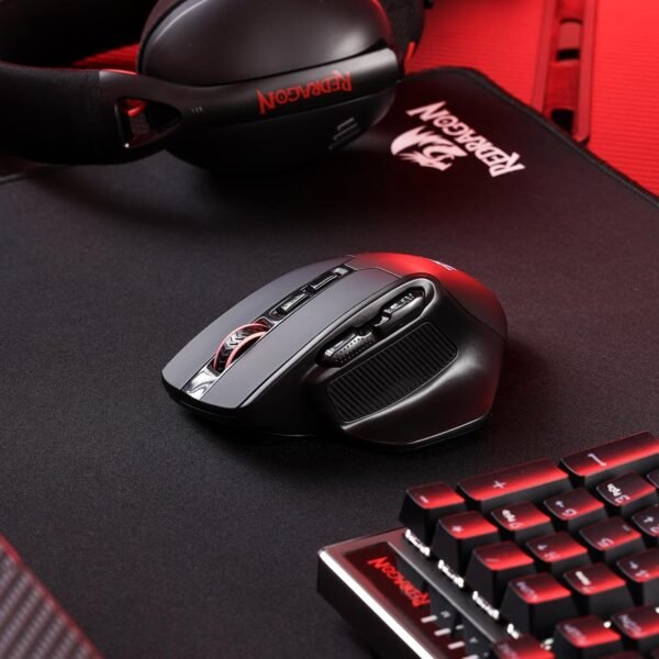 Mouse Gamer Redragon Bullseye Pro, Wireless 2.4GHz Cabo ou Bluetooth, RGB, 7 Botões, 26000DPI, Preto - M806RGB-PRO - Image 8
