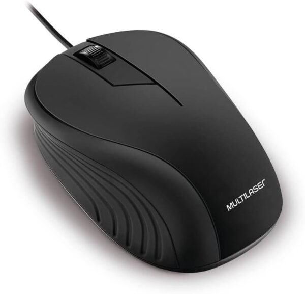 Mouse com Fio Multi Wave Textura Emborrachada Cabo de 130cm - MO222