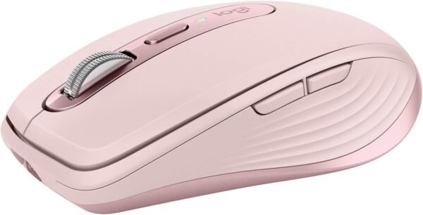 Mouse sem fio Logitech MX Anywhere 3 Compacto, Confortável, Uso em Qualquer Superfície, USB Unifying ou Bluetooth, Recarregável para Apple Mac, iPad, Windows PC, Linux, Chrome - Rosa