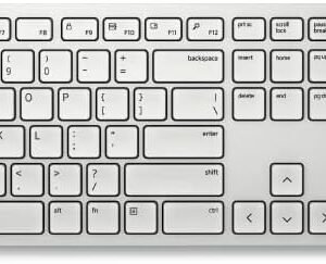 Teclado e mouse sem fio Dell Pro — KM5221W Branco