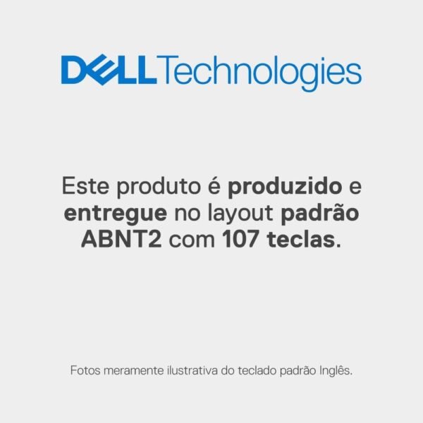 Teclado e Mouse Sem Fio Dell Pro - KM5221W - Image 2