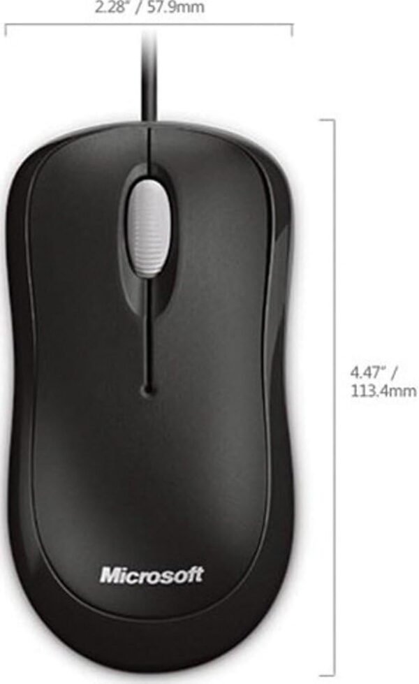 Mouse Óptico Básico Microsoft para Empresas - Preto - Image 5
