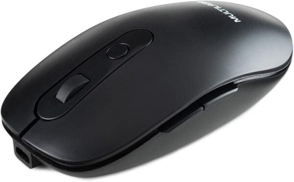 Kit Teclado e Mouse Sem Fio Recarregável multimídia conexão USB Bateria de litio 200mah 1600dpi Ajustável clique silencioso preto - tc250 - Image 5