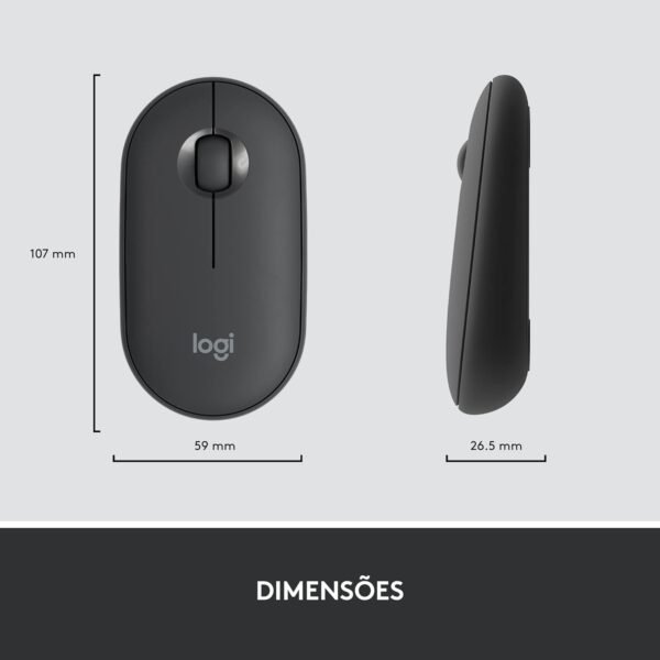 Combo Teclado e Mouse sem fio Logitech MK470 com Design Slim, Digitação e Clique Silencioso, Mouse Ambidestro, Conexão USB e Pilhas Inclusas - Grafite - Image 9