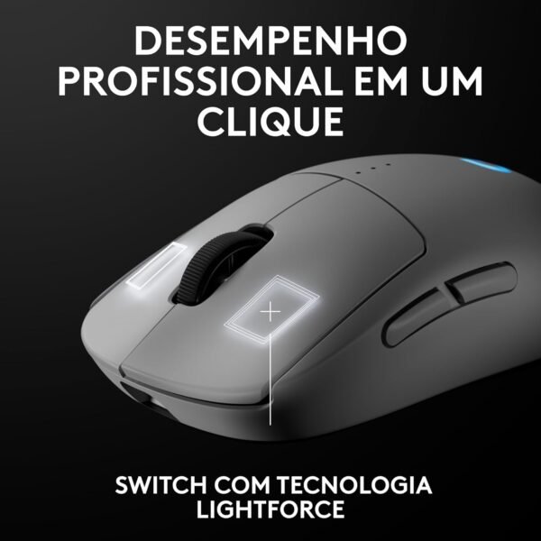 Mouse Gamer Pro 2 Lightspeed Sem Fio - Branco - Image 6