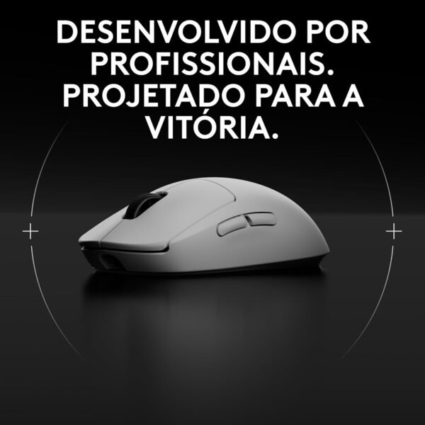 Mouse Gamer Pro 2 Lightspeed Sem Fio - Branco - Image 2