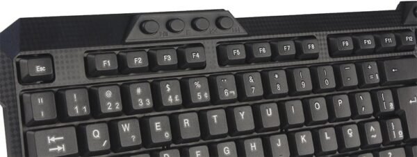 Combo C3Tech sem Fio K-W10BK Preto, Teclado e Mouse, Inclui Receptor Nano USB 1 Pilha AA e 2 Pilhas AAA Layout ABNT2 Multimídia, Mouse Ambidestro - Image 3
