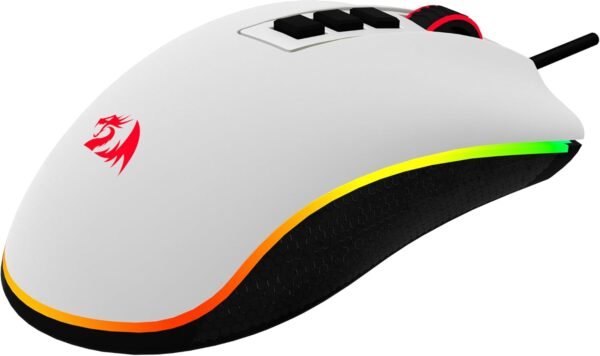 Mouse Gamer Redragon Cobra V2 Edição Especial Cypher Branco e Preto RGB M711A-RGB - Image 4