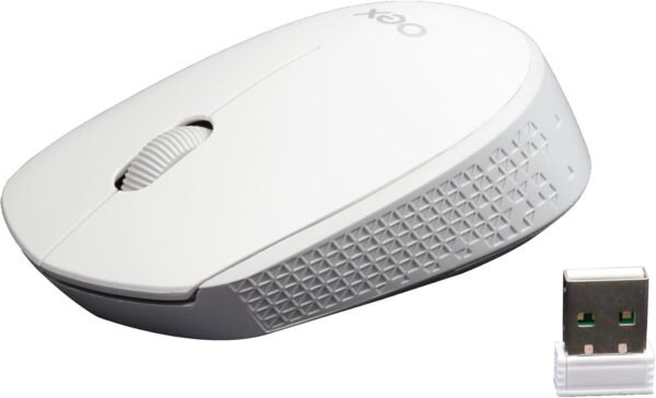 Mouse Bluetooth e sem fio 1000 dpi oex aconchegante ms602 Branco - Image 2