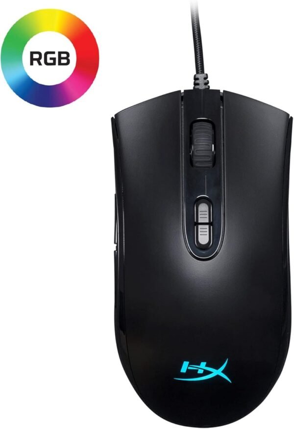 Mouse do Core de Pulsefire Hyperx Para Jogos, Preto, Até 6200 DPI - Image 2