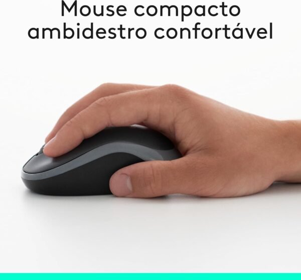 Combo Teclado e Mouse Sem Fio Logitech Mk270 Com Teclas de Míndia de Fácil ACESSO, CONEXÃO USB, PILHAS Inclusas E Layout ABNT2 - Image 3