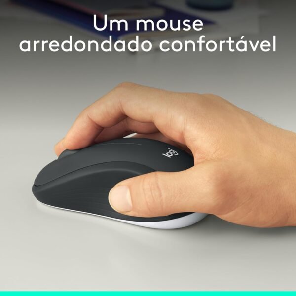 Combo Teclado e Mouse sem fio Logitech MK540 com Teclado com Apoio para as Mãos, Teclas de Mídia de Fácil Acesso, Mouse Ambidestro, Conexão USB, Pilhas Inclusas e Layout ABNT2 - Image 3