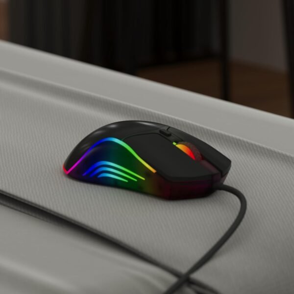 Mouse Gamer Fade RGB 8000DPI Com Software 7 Botões Programáveis ​​DPI Ajustável Sensor Gamer Ozzix para PC Notebook PS4 PS5 Xbox - Image 9