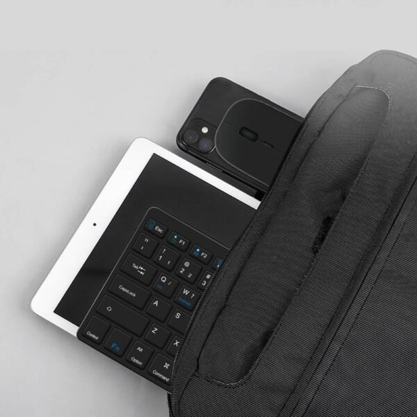 Kit Teclado e Mouse sem fio Bluetooth com Design Confortável, Durável, Para Tablet e Celular, Computador, Android, Note Layout ABNT2 Brasileiro (Preto) - Image 4