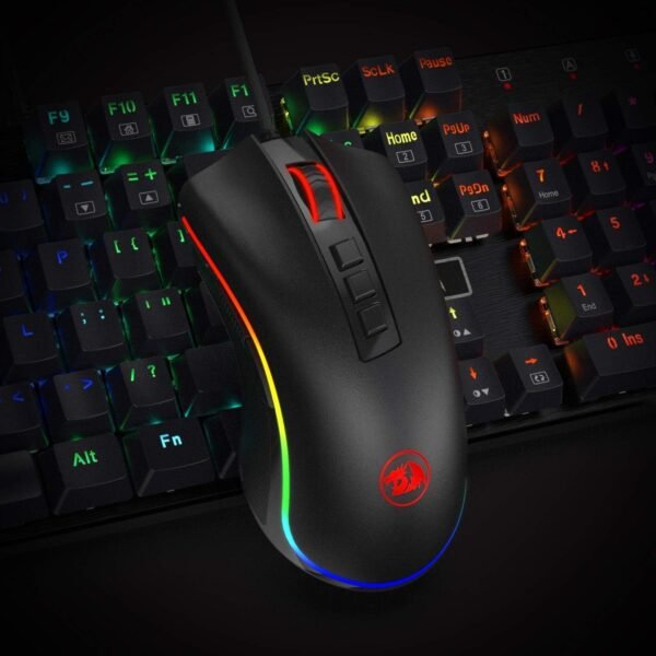 Mouse Gamer Redragon Cobra, Chroma RGB, 10000DPI, 7 Botões, Preto - Image 5