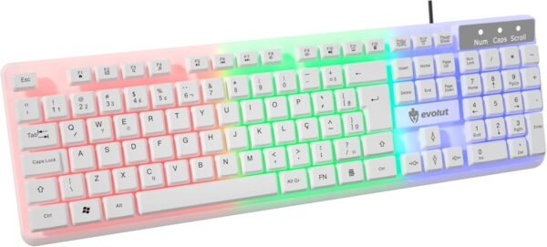 Kit Gamer Evolut Starter 4x1, Rainbow, Branco, EG-55 - Image 6