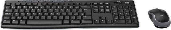Combo Teclado e Mouse Sem Fio Logitech Mk270 Com Teclas de Míndia de Fácil ACESSO, CONEXÃO USB, PILHAS Inclusas E Layout ABNT2
