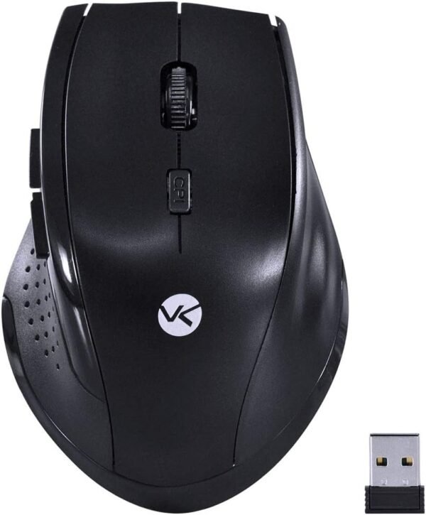 Mouse sem fio hítido 2,4 ghz + bluetooth 4.0 1200 dpi dinâmico ergo usb, vinik