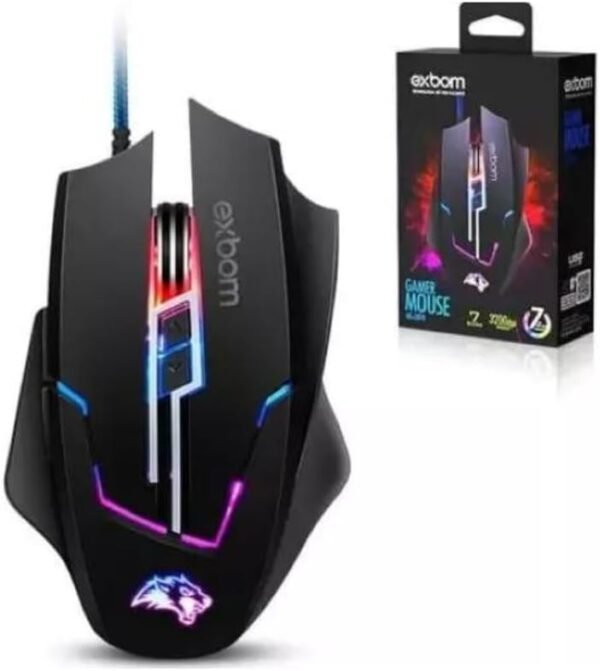Jogador de mouse Exbom MS -G270 3200DPI -7 BOTões - Image 5