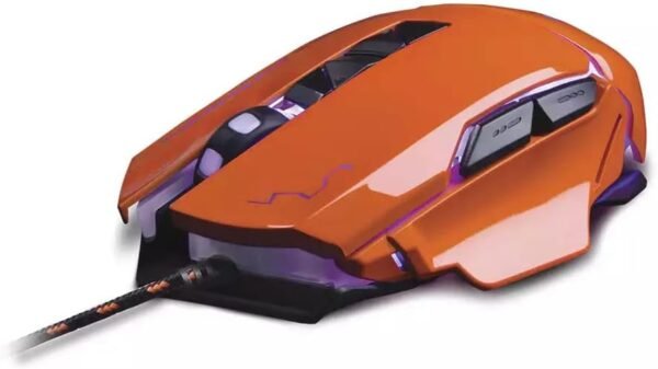 Mouse Gamer Warrior Ivor 3200dpi 7 Botões Controle DPI Laranja - MO263 - Image 2