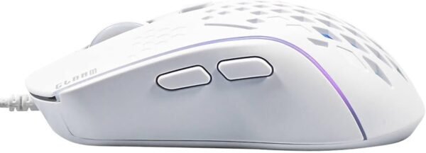 Mouse Gamer USB 7 Botões 7200DPI RGB SLITS MK397 BRANCO - Image 3