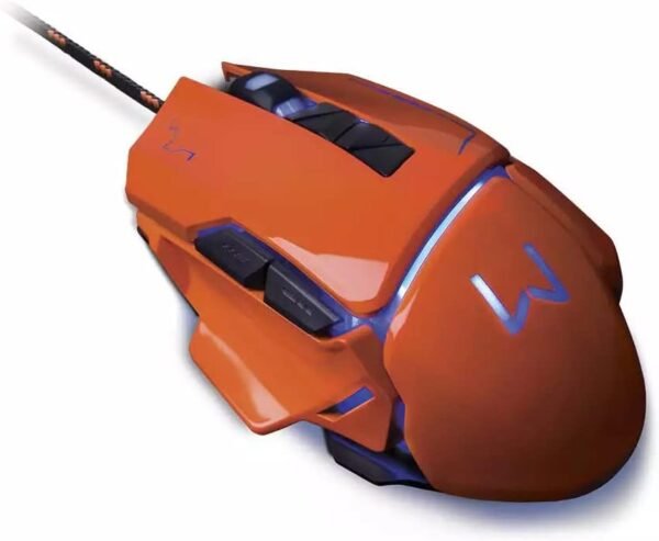 Mouse Gamer Warrior Ivor 3200dpi 7 Botões Controle DPI Laranja - MO263 - Image 4