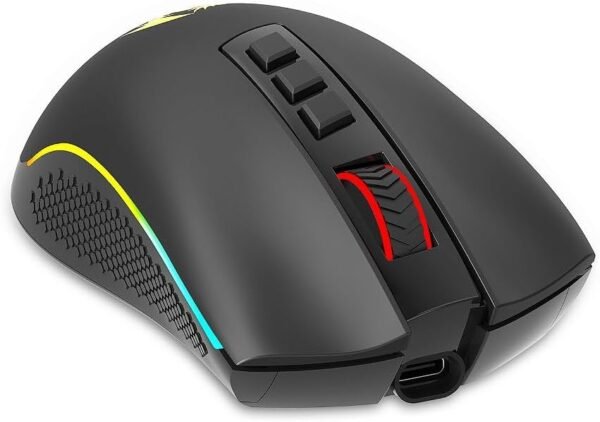 Jogador de mouse redragon cobra pro RGB, sem fio, SEM fio, 16000DPI, 8 Botões Programáveis, USB 2.4G - M711 Pro - Image 3