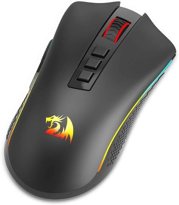 Jogador de mouse redragon cobra pro RGB, sem fio, SEM fio, 16000DPI, 8 Botões Programáveis, USB 2.4G - M711 Pro - Image 4