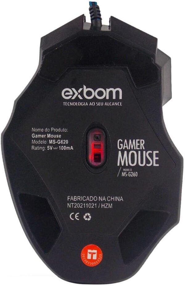 Mouse Gamer 3200 DPI COM FIO USB 7D Extreme 7Cores RGB Xtreme 4Modo DPI Gaming MS-G260 X7 - Image 6