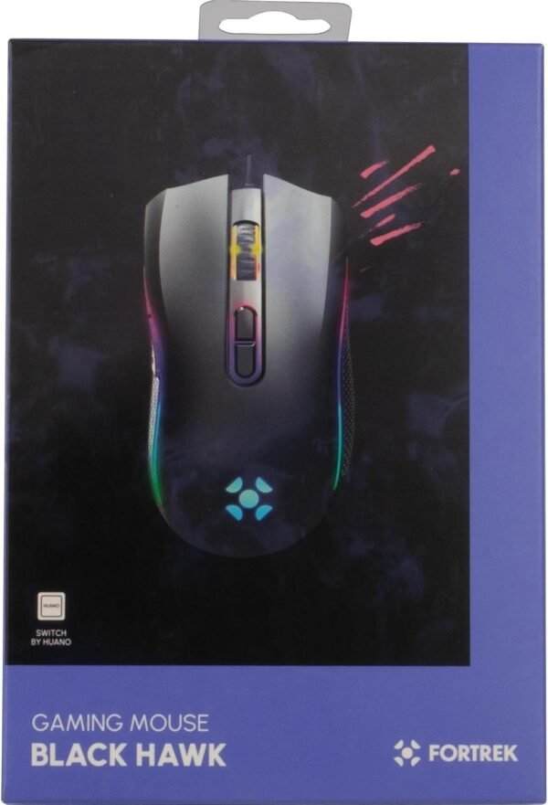 Fortrek Mouse Gamer RGB Black Hawk - Image 3