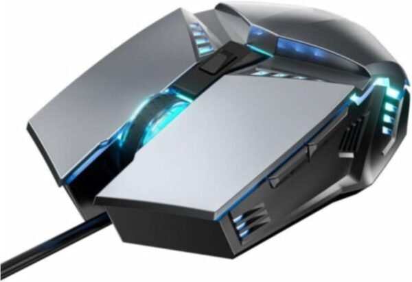 Gamer de mouse ptico anubis knup kp-Mu019 prata