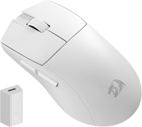 Gamer de mouse Redragon King Pro 4K 2600DPI Bluetooth sem fio 7 Botões Brnaco M916W-Pro-4k - Image 9