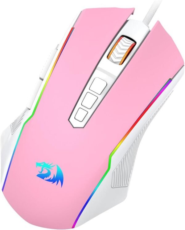 Mouse Ranger Rosa Com Branco - Image 3