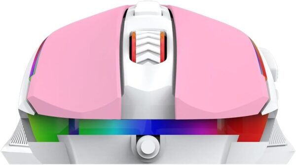 Mouse Ranger Rosa Com Branco - Image 6