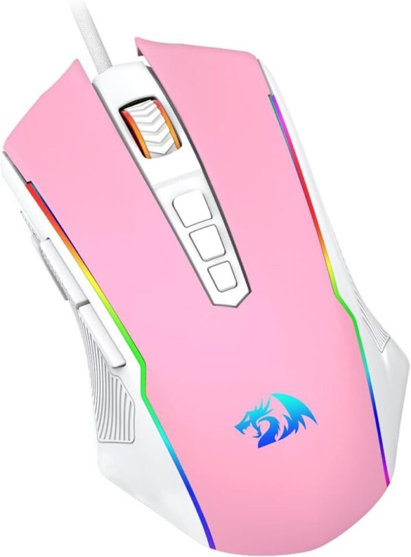 Mouse Ranger Rosa Com Branco - Image 2