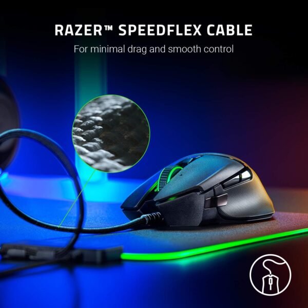 Basilisk V2 Mouse para Jogos com Fio, Razer, Preto - Image 6