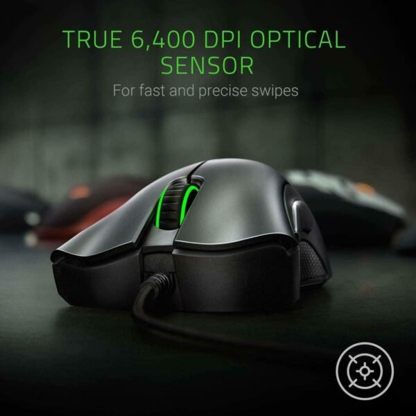 Gamer de mouse Razer DeathAdder Essential: Sensor ptico 6400 dpi - 5 Botões Programáveis ​​-preto Clássico - Image 5