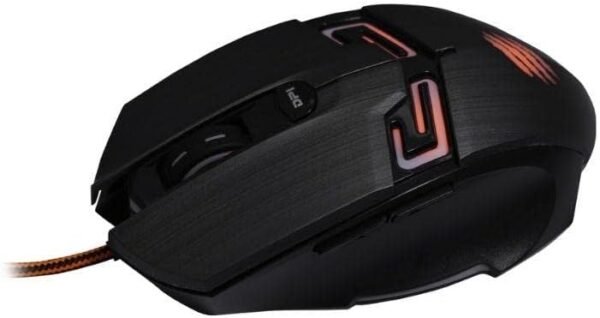 OEX Game Mouse Gamer Killer MS312 - LED LARANJA - 6 BOTões - 4000dpi - Preto