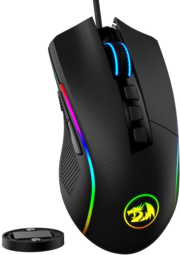 Redragon Mouse Gamer M721-Pro Lonewolf 2 Preto, Unico
