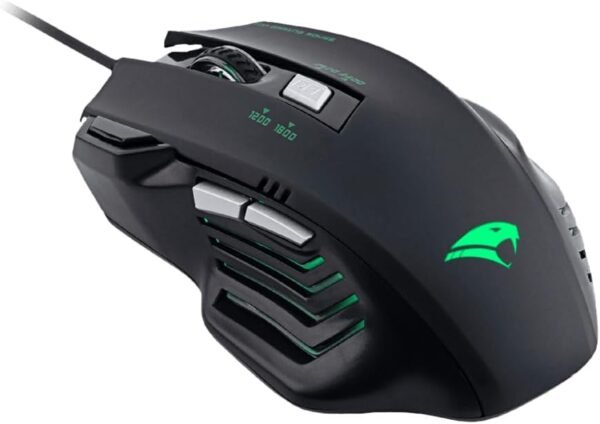 Mouse Gamer Viper Pro 3.600 DPI Python - 410 Preto/Verde Bivolt - Image 4