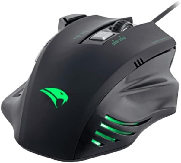 Mouse Gamer Viper Pro 3.600 DPI Python - 410 Preto/Verde Bivolt - Image 5