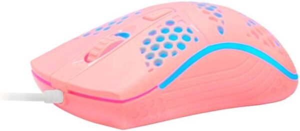 ELG MGDWL3 - MOUSE Gamer Dragon War Light 2400dpi 7 núcleos 70g Ultraleve Rosa - Image 3