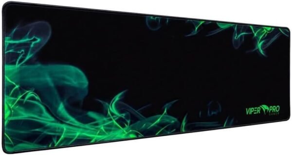 Mousepad Gamer Viper Pro Phyton Emborrachado Base AntiaDerente 90x30cm Preto/Verde - Image 2