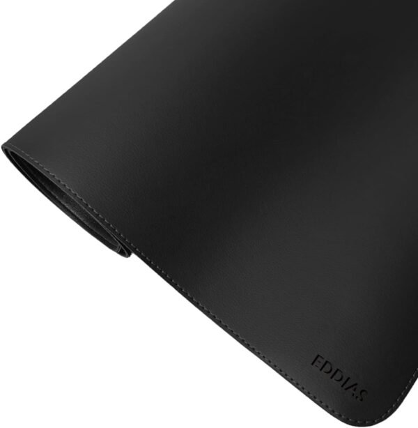 Mousepad Pad Pad Eddias em Couro Ecologico 70x30cm - (Preto) - Image 4