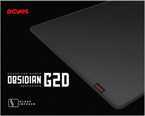Mouse Pad Gamer Obsidian G2D 500x400mm - Tecido com Infusão de Vidro - PEMPG2D - PCYES - Image 8